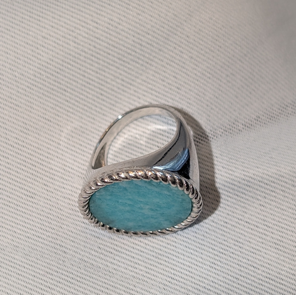 950 Sterling Silver Statement Ring - image 7